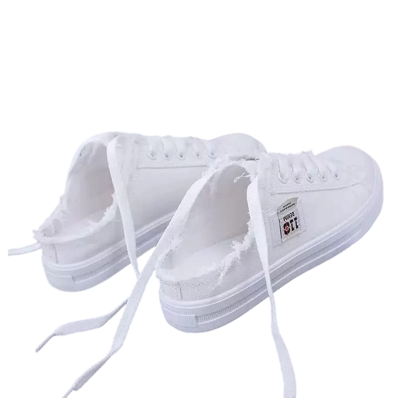👟 ¡50 % DE DESCUENTO! 👖 Zapatillas tipo mule de denim para mujer: fáciles de poner, con suela cómoda y perfectas para un look veraniego desenfadado ☀️